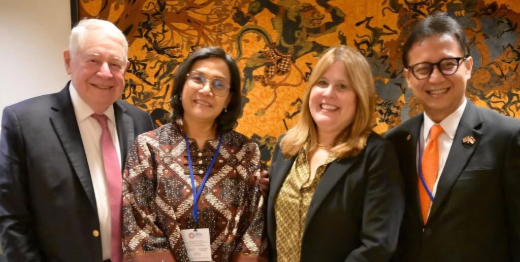 Bertemu Bos Freeport di AS, Sri Mulyani-Budi Gunadi Bahas Isu Ekonomi dan Kesehatan