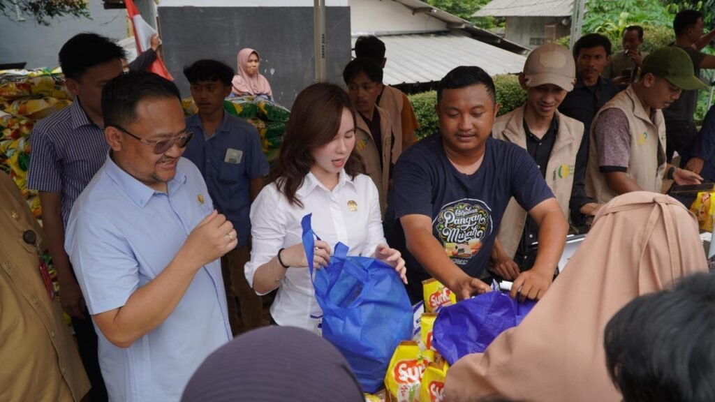 Kader Gerindra Tangsel Maria Teresa dan Yudi Wibowo Ajak Masyarakat Bangun Ketahanan Pangan Lingkungan