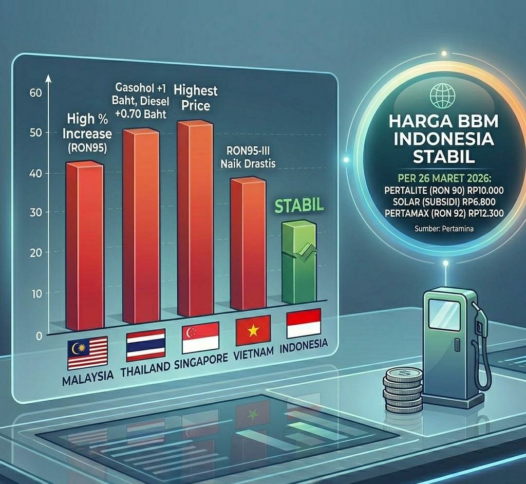 Saat Negara Tetangga Naikkan Harga BBM, Indonesia Bertahan Pegang Kestabilan