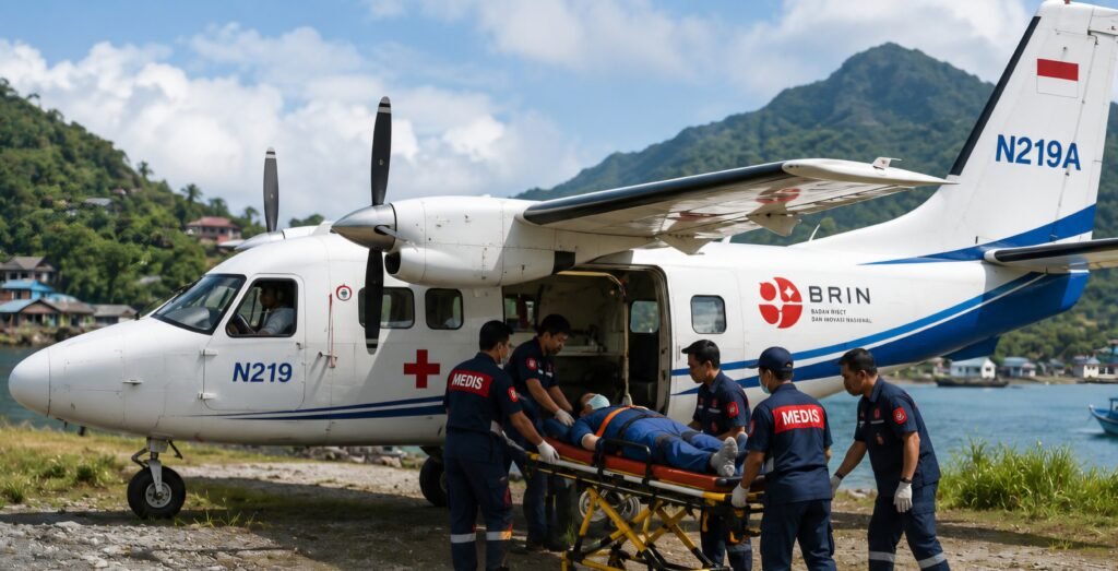 Rasionalisasikan Ambulance Terbang, BRIN Siapkan N219 untuk Layanan Kesehatan Berbasis Telemedis