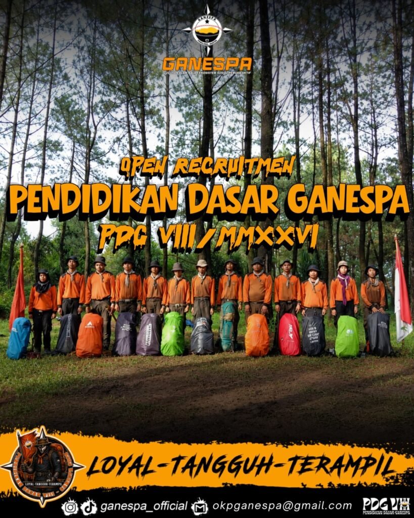 Gelar Open Recruitment, Ganespa Tangsel Dorong Generasi Peduli Lingkungan