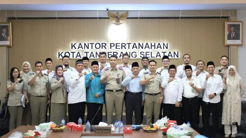 Gandeng Lintas Instansi, ATR/BPN Tangsel Berharap Percepatan Sertifikasi Tanah Wakaf Dapat Selesaikan Persoalan Administrasi