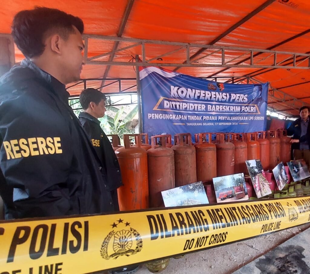 Melipir ke Tangsel, Bareskrim Bongkar Skandal Gas 3 Kg Disuntik ke Non-Subsidi