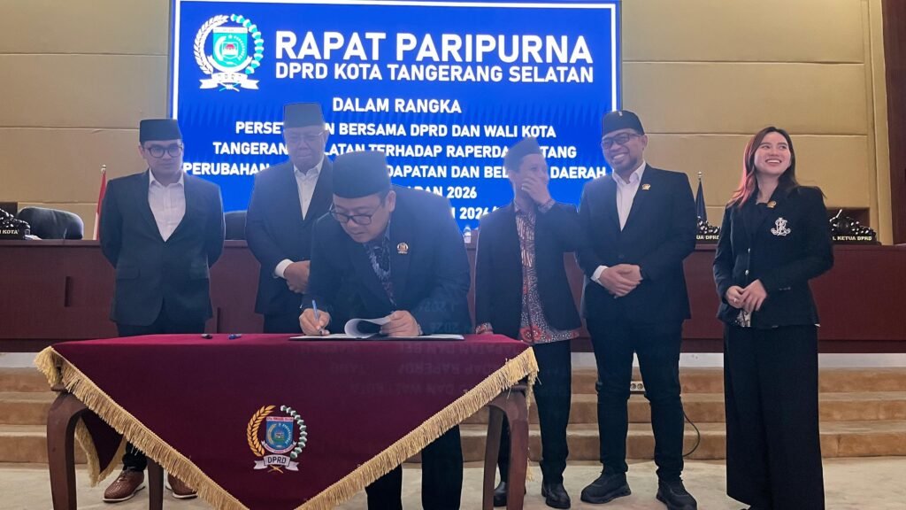 APBD-P Tangsel 2026 Disepakati Rp5,25 Triliun: Belanja Infrastruktur Sentuh 48,22 Persen