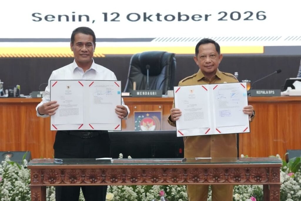 Mendagri dan Mentan Tandatangani SEB, Dorong Daerah Jalankan Swasembada Pangan