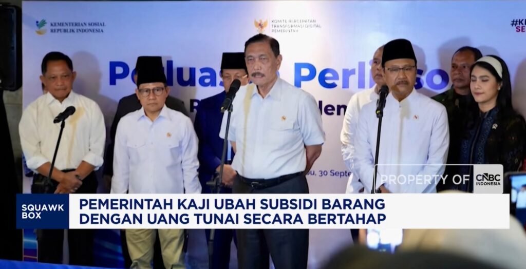 Pemerintah Bakal Kaji Ubah Subsidi Barang dengan Uang Tunai Secara Berkala